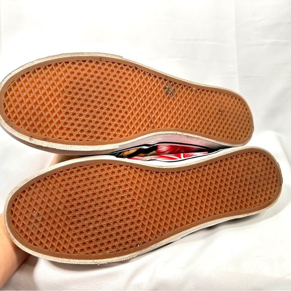 Vans Authentic Canvas Sneakers Tropical Floral Surf Skate Streetwear Women’s 8 - Picture 12 of 13